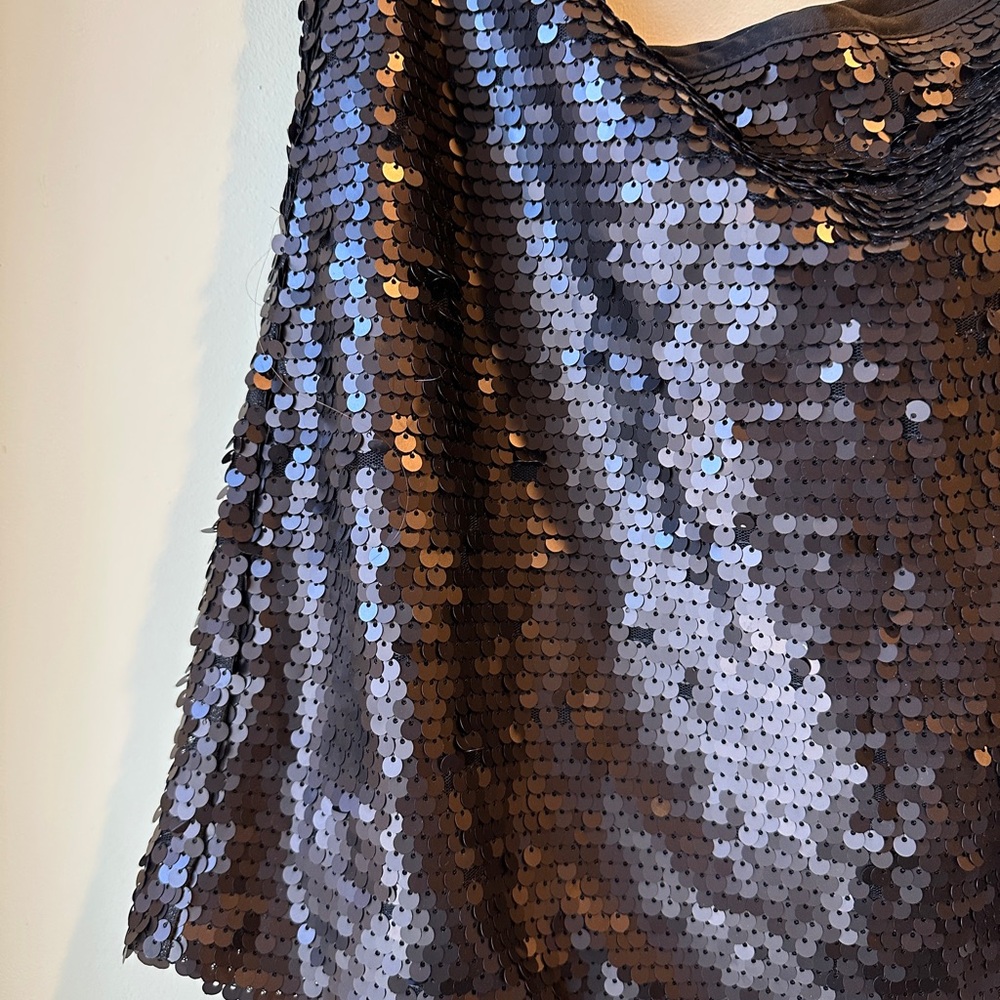 Zara Black Sequin Skirt
